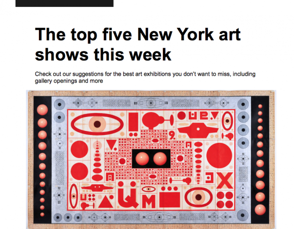 The Top Five New York Art Shows This Week